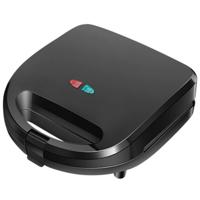 3-in-1 Tosti-ijzer en Contactgrill met CoolTouch Hendel - Zwart - Aigi Nibo