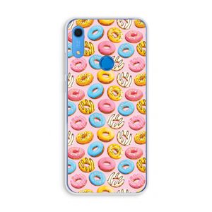 Pink donuts: Huawei Y6s Transparant Hoesje