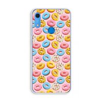 Pink donuts: Huawei Y6s Transparant Hoesje