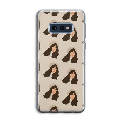 Bonjour mon amour: Samsung Galaxy S10e Transparant Hoesje