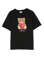 Moschino Kids t-shirt à imprimé Teddy Bear - Noir