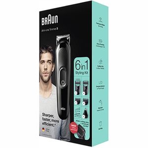 Braun All-in-one Rasierer MultiGroomerKit MGK3322 Batterij/Accu 2,1 cm Zwart