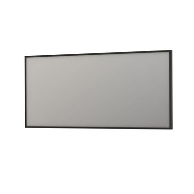 Spiegel INK SP18 Rechthoek In Stalen Kader 180 x 4 x 80 cm Mat Zwart