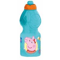 Fles Peppa Pig 400 ml Peppa Pig Blauw Polyethyleen LDPE