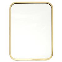 Home Deco Factory Spiegel Carré - rechthoek - goud - L25 x B34 cm