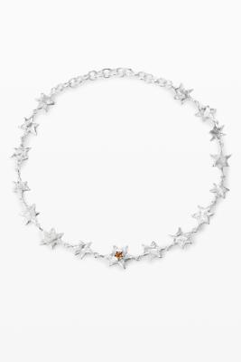 Zilveren sterren choker van Zalio - BLACK - U