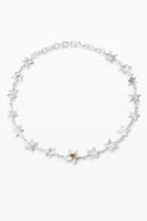 Zilveren sterren choker van Zalio - BLACK - U