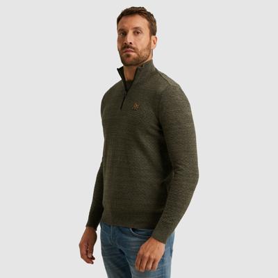 Pme Legend Cotton Mouline (organic) Pkw2510301 Trui 6389 Dusky Green