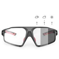 Rockbros SP216BK UV400 fotochromatische fietsbril, zwart-rood