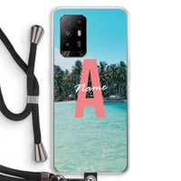 Pacific Dream: Oppo A94 5G Transparant Hoesje met koord