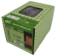 pgb-Europe PFS+ | RVS Spaanplaatschroef PFS+ VZK-T Ø 5,0x60 A2 - 200 stuks - PFWVTGA00005000603