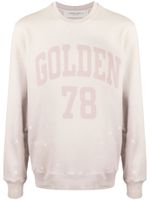 Golden Goose sweat en coton à logo imprimé - Tons neutres