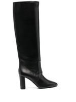 Via Roma 15 bottes en cuir de veau - Noir - thumbnail