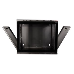 LogiLink 19 WALLMOUNT SOHO BOX 9U 540*400, BLACK, FLATPACK 19inch-wandkast (b x h x d) 540 x 456 x 400 mm 9 HE Zwart (RAL 9005)