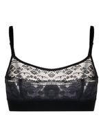 ERES Nympheas crop top bra - Noir