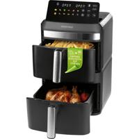 GourmetMaxx 16818 Airfryer 12 l Anti-aanbaklaag, BPA-vrij, CoolTouch-behuizing, Digitale timer, Grillfunctie, Heteluchtfunctie, Multifunctioneel,