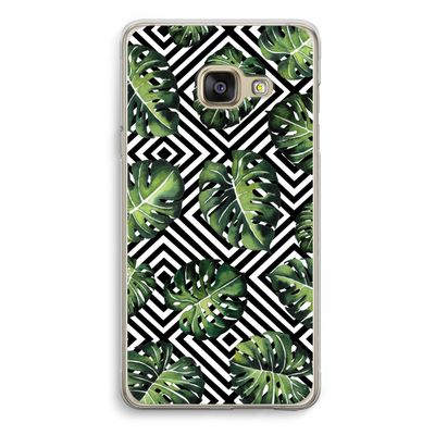 Geometrische jungle: Samsung A3 (2017) Transparant Hoesje
