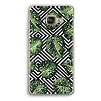 Geometrische jungle: Samsung A3 (2017) Transparant Hoesje