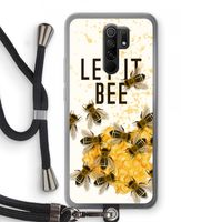 Let it bee: Xiaomi Redmi 9 Transparant Hoesje met koord