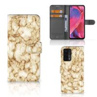 OPPO A54 5G | A74 5G | A93 5G | Bookcase | Marmer Goud