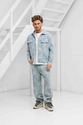 Project X Paris Denim-Set Heren Lichtblauw - Maat XXL - Kleur: Lichtblauw | Soccerfanshop