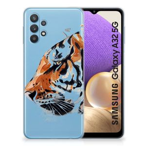 Hoesje maken Samsung Galaxy A32 5G Watercolor Tiger