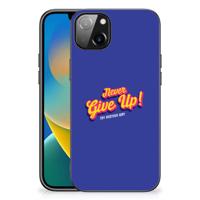 iPhone 14 Plus | Telefoon Hoesje | met tekst Never Give Up
