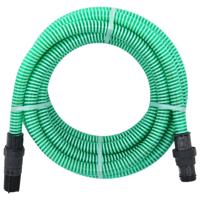 VidaXL Zuigslang met pvc koppelingen 1,1&apos;&apos; 10 m pvc groen