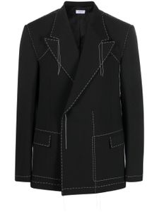 Off-White blazer à boutonnière croisée - Noir