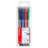 Stabilo sensor fineliner etui 4 kleuren