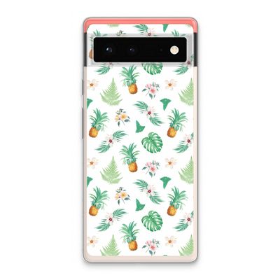 Ananas bladeren: Google Pixel 6 Transparant Hoesje