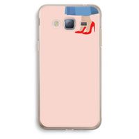 High heels: Samsung Galaxy J3 (2016) Transparant Hoesje