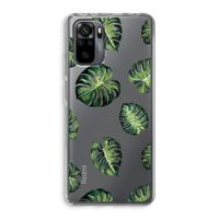 Tropische bladeren: Xiaomi Redmi Note 10 Pro Transparant Hoesje