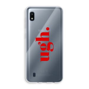 Ugh: Samsung Galaxy A10 Transparant Hoesje