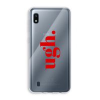 Ugh: Samsung Galaxy A10 Transparant Hoesje