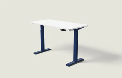 Desktronic HomeOne bureau Diepblauw / Wit / 140x70 cm