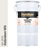 Holdbar Anti Graffiti Coating Gebroken Wit (RAL 9010) 5 Kg