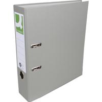 Q-CONNECT ordner, voor ft A4, uit Recycolor papier, rug van 8 cm, grijs