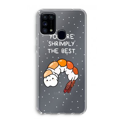 You're Shrimply The Best: Samsung Galaxy M31 Transparant Hoesje