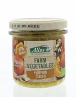 Allos Farm vegetables pompoen & gember bio (135 gr)