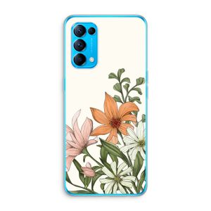 Floral bouquet: Oppo Find X3 Lite Transparant Hoesje