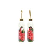 Fles DKD Home Decor Fågel Kristal PVC (550 ml) (2 Stuks)