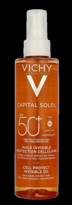 Vichy Capital Soleil Cell Protect Invisible Oil SPF50+ 200 ml