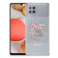 Samsung Galaxy A42 Telefoonhoesje met Naam Boho Text