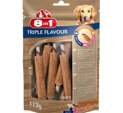 8in1 8in1 Triple Flavour Skewers Snack 6st