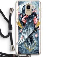 Golden Raven: Samsung Galaxy J6 (2018) Transparant Hoesje met koord