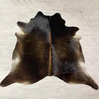 Koeienhuid bruin zwart wit 245x235cm XXL