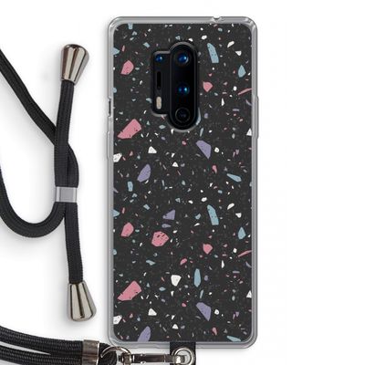 Terrazzo N°16: OnePlus 8 Pro Transparant Hoesje met koord