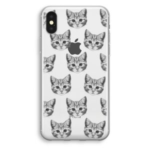 Kitten: iPhone X Transparant Hoesje