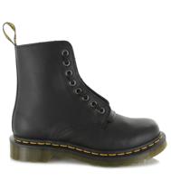 Dr martens Dr. Martens - 1460 Pascal Front Zip Zwart Leer Veterboots Dames